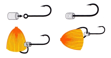 Owner White Spinnerbait (5131) Trailer Hook