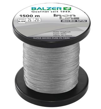 Balzer Iron Line Micro Spin 0,05mm - 1500m Großspule