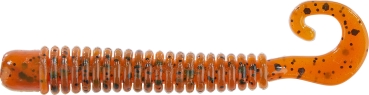 Balzer Shirasu Street Curly Paddler Green Pimpkin / Amber-Red 6,5cm