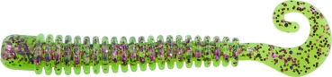 Balzer Shirasu Street Curly Paddler Purple Chartreuse 6,5cm