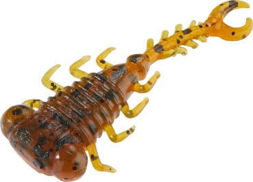 Balzer Shirasu Street Micro Beast Green Pumpkin / Amber-Red 3,8cm