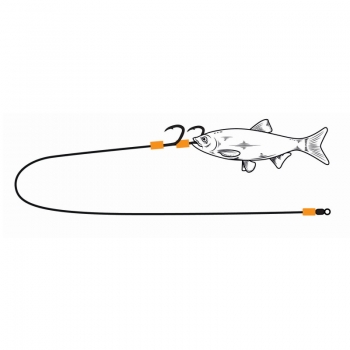 Preview: Balzer Adrenalin Cat Mono Vorfach für Köderfisch u. Wurm