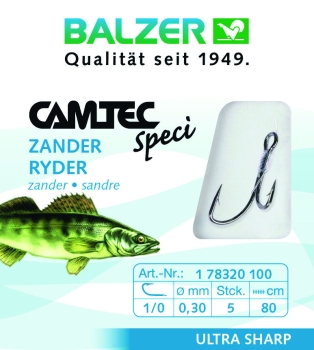 Balzer Camtec Speci Zander Ryder Haken Brüniert