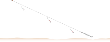 Preview: Balzer 71° North Seelachs-/Großmakrelen System mit 3 Haken