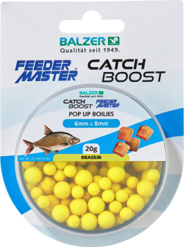 Balzer Feedermaster Catch Boost Pop Up Boilies Gelb Brassen