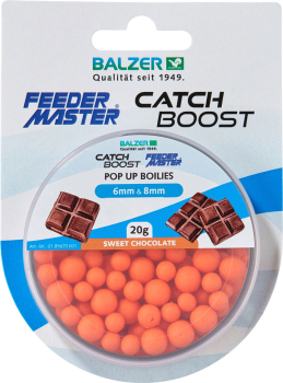 Balzer Feedermaster Catch Boost Pop Up Boilies Orange Sweet Chocolate