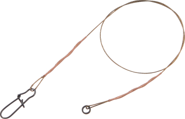 Balzer Shirasu 7x7 Stahlvorfach mit Solid Ring und Snap 6Kg