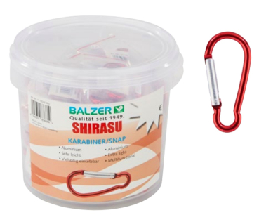 Balzer Shirasu Aluminium Karabiner Snap