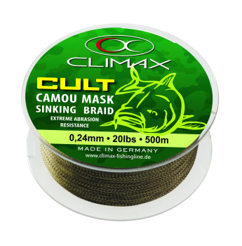 Climax CULT Carp Camou Mask Sinking Braid 0,20mm