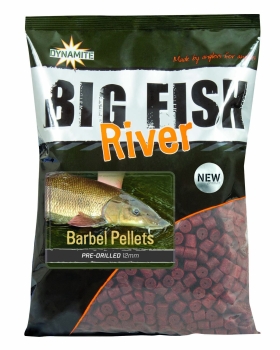 Dynamite Big Fish River Barbel Pellets Pre-Drilled