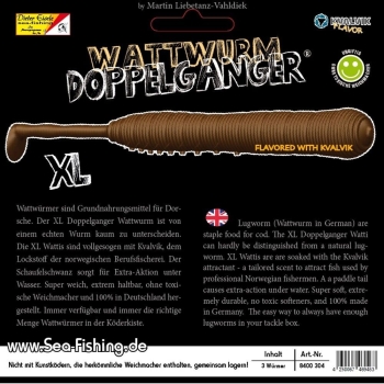 Preview: Eisele Wattwurm Doppelgänger XL Transparent Glitter