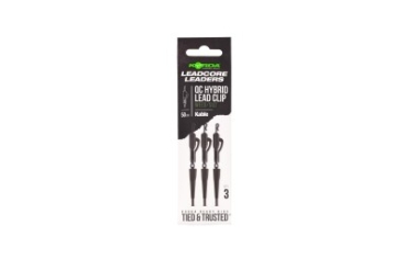 Korda Kable Leadcore Leader Hybrid Lead Clip QC Swivel Weed