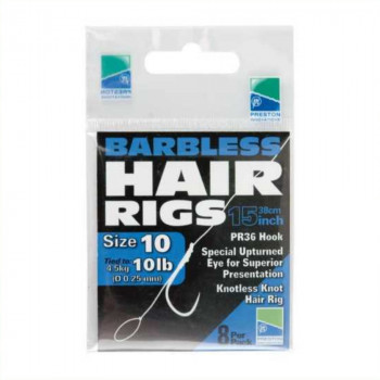 Preston PR 36 Barbless Hair Rigs Long