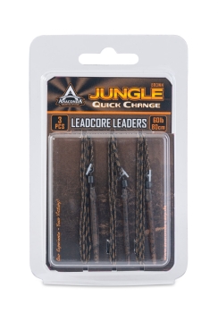 Sänger Jungle Quick Change Safety Clip Leadcore Leaders brown 40lb