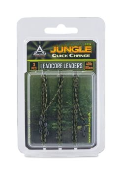 Sänger Jungle Quick Change Safety Clip Leadcore Leaders green 40lb