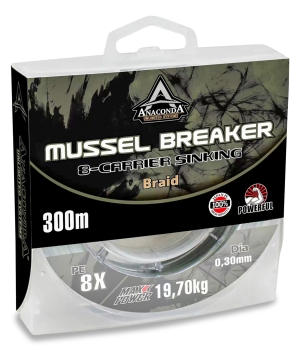 Sänger Anaconda X-8 Carrier Mussel Breaker 300m 0,30mm