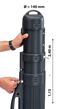 Preview: Sänger Fishing Rod Travel Barrel 115-240cm