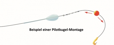 Preview: Balzer Trout Attack Pilotkugenl Oval S 15 x 7mm
