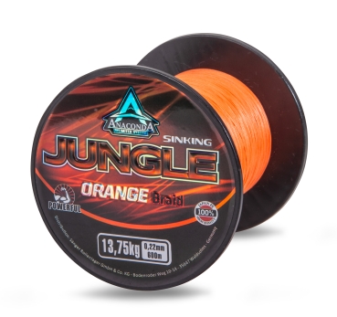 Sänger Anaconda Jungle Orange Sinking Braid 600m 0,20mm