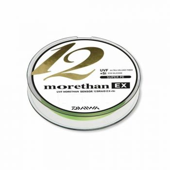 Daiwa MORETHAN 12 BRAID Lime Green 0,16mm