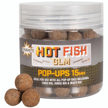 Dynamite Baits Foodbait Hot Fish & GLM Pop Ups 15mm