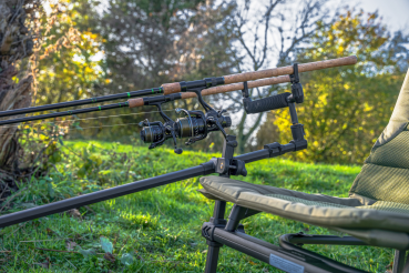 Korum XS Two Rod Feeder Arm & Rest