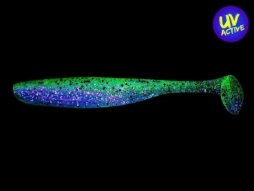 Preview: Keitech Easy Shiner Chartreuse Ice Shad UV 4.5" 11,3cm