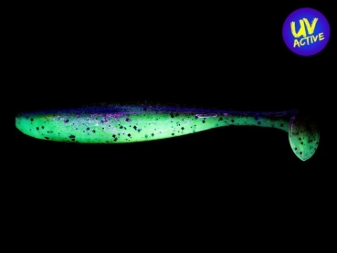 Preview: Keitech Easy Shiner Green Pumpkin / Chartreuse UV 4" 10cm