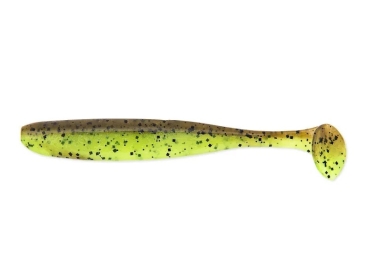 Keitech Easy Shiner Green Pumpkin / Chartreuse UV 4" 10cm