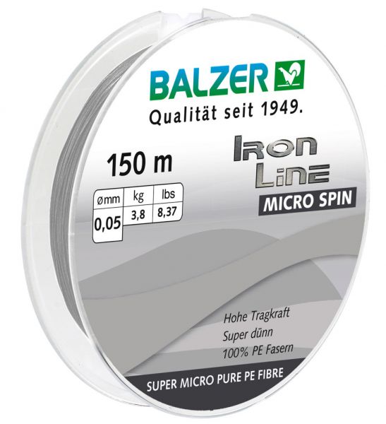 Balzer Iron Line Micro Spin 150m 0,05mm