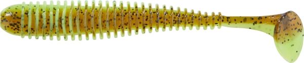 Balzer Shirasu Street Worm Paddler Green Pumpkin 7,5cm