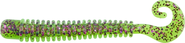 Balzer Shirasu Street Curly Paddler Purple Chartreuse 6,5cm