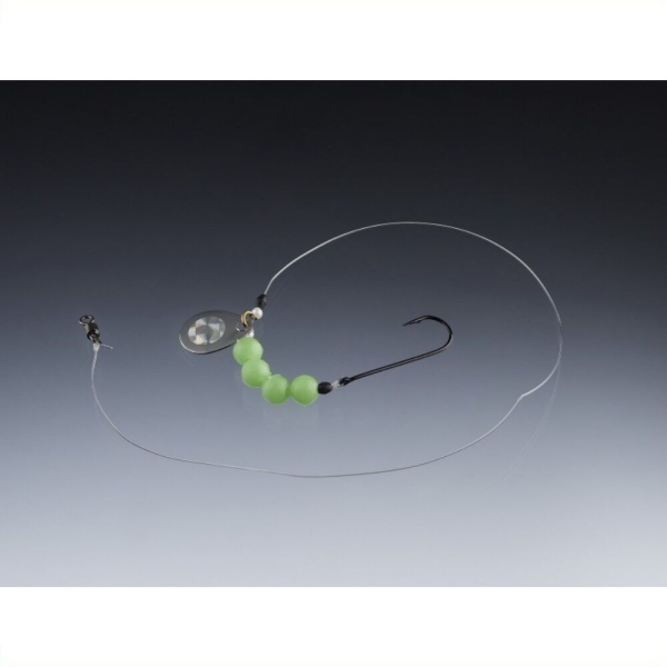 Balzer Plattfisch Blinker Vorfach Fluo