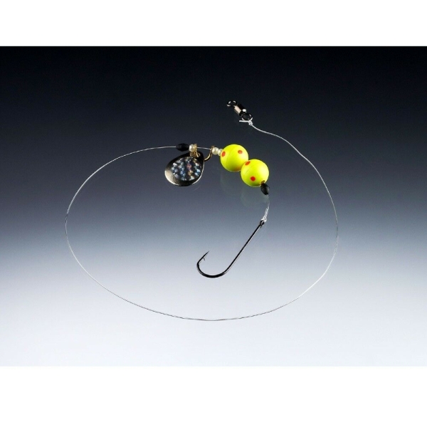 Balzer Plattfisch Blinker Vorfach gelb