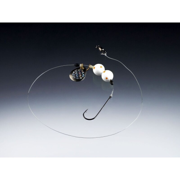 Balzer Plattfisch Blinker Vorfach weiss