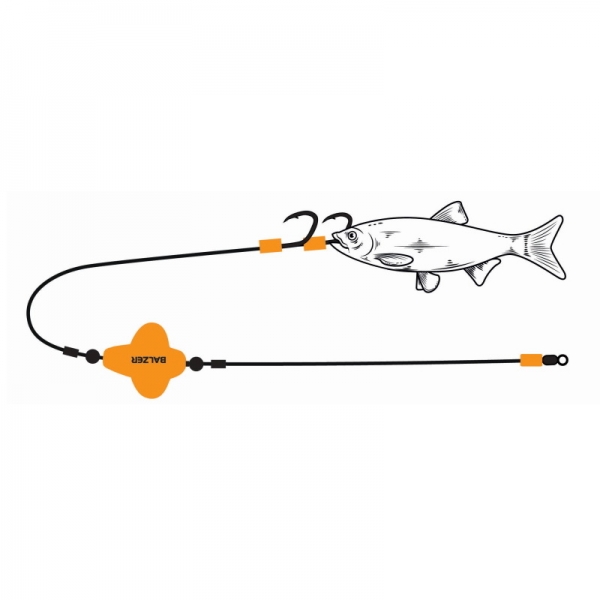 Balzer Adrenalin Cat Mono Micro Propeller Vorfach orange