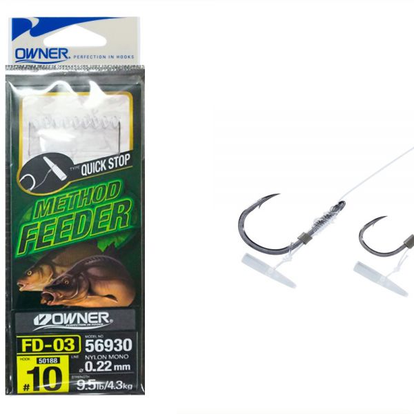 Owner Method Feeder Haken mit Quick Stop