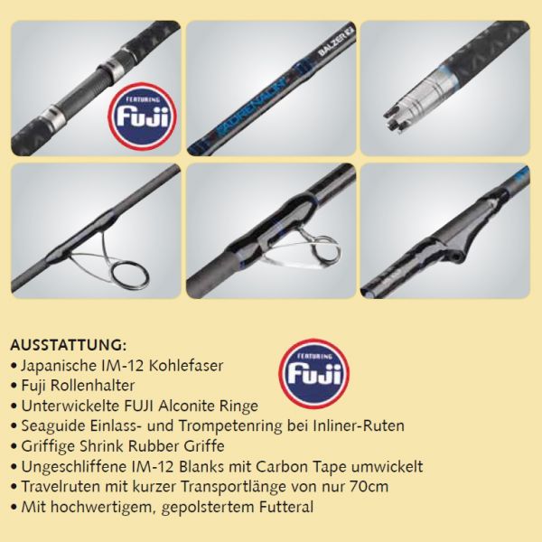 Balzer Adrenalin Travel Ultra Heavy 2,20m 400-1200gr.