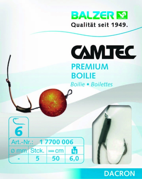 Balzer Camtec Speci Boilie mit geflochtener Schnur