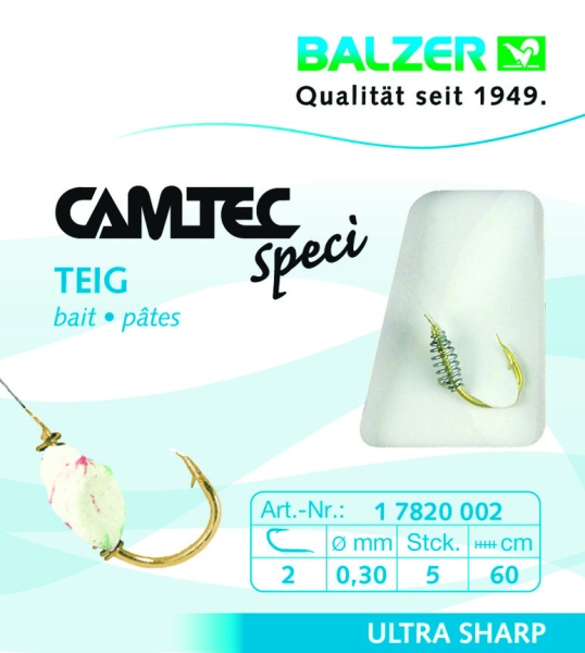 Balzer Camtec Speci Teighaken vergoldet