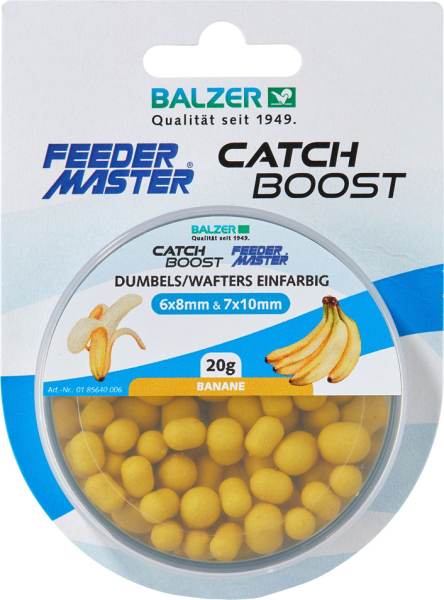 Balzer Feedermaster Catch Boost Dumbells Dunkelgelb Banane