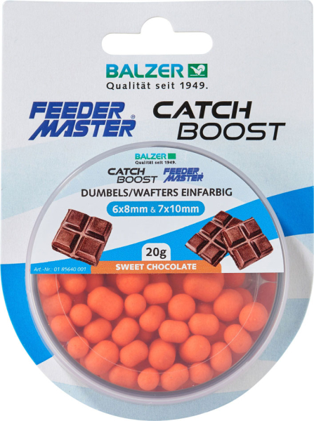 Balzer Feedermaster Catch Boost Dumbells Orange Sweet Chocolate