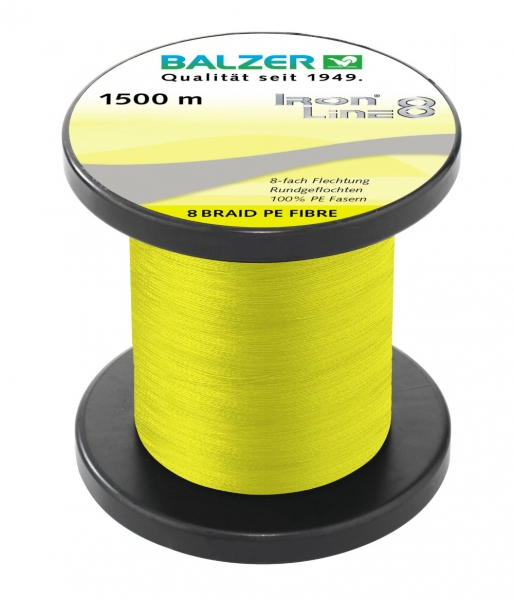 Balzer Iron Line 8 Gelb 0,18mm