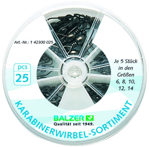 Balzer Karabinerwirbel Sortiment
