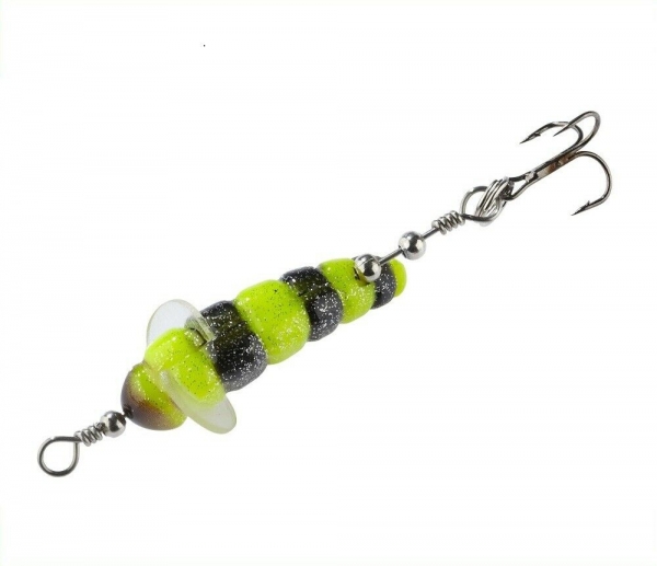 Balzer Trout Attack Killer Made Bienenmade gelb schwarz