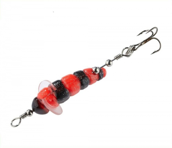 Balzer Trout Attack Killer Made Bienenmade rot schwarz