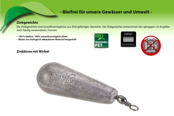 Sänger Birnenblei mit Wirbel (Bleifrei) 80g