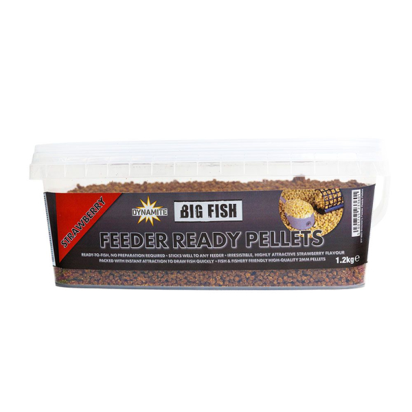 Dynamite Baits Big Fish Feeder Ready Pellets Strawberry