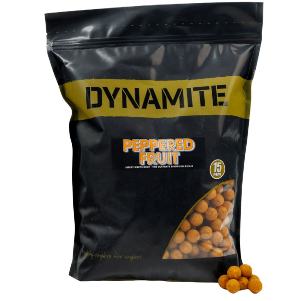 Dynamite Baits Big Fish Peppered Fruit Boilies 12mm 1Kg