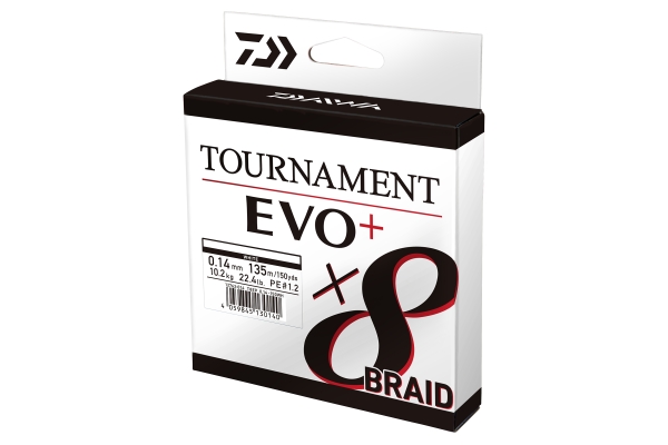 Daiwa Tournament X8 Braid EVO+ Weiss 0,16mm